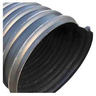 Hdpe Steel Belt Double-Walled Corrugated Pipe Polyethylene Reinforced Spiral Corrugated Pipe Drainage and Sewage Large Diameter Pipe Manufacturer