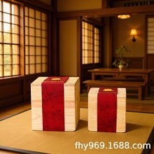 订做松木茶叶盒木质礼盒福鼎白茶散茶包装木盒茶叶木箱木盒可定做