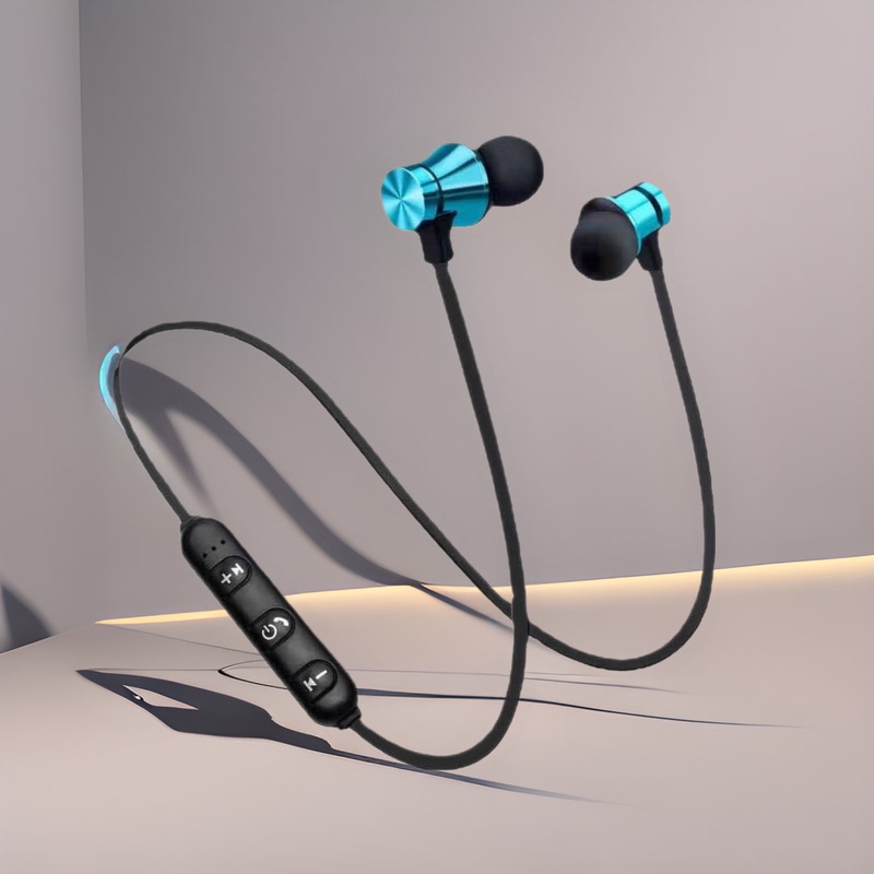 Xt11 Wireless Sports Neckband Magnetic Universal Bluetooth Earphones Gift Huaqiangbei Cross-Border Model Magnetic Charging