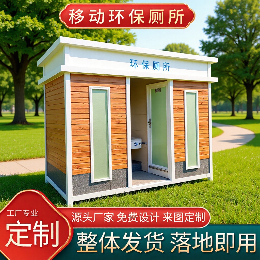 上海厂家直供户外移动厕所卫生间现货 景区环保应急男女公厕