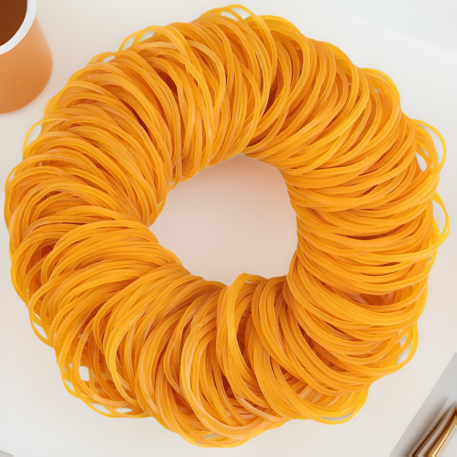 Vietnam rubber band disposable cowhide band bundle vegetables wholesale office slingshot yellow high elastic rubber ring