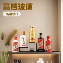 高档玻璃瓶密封防漏玻璃酒瓶烤花白酒瓶空酒瓶精致一斤装礼盒装