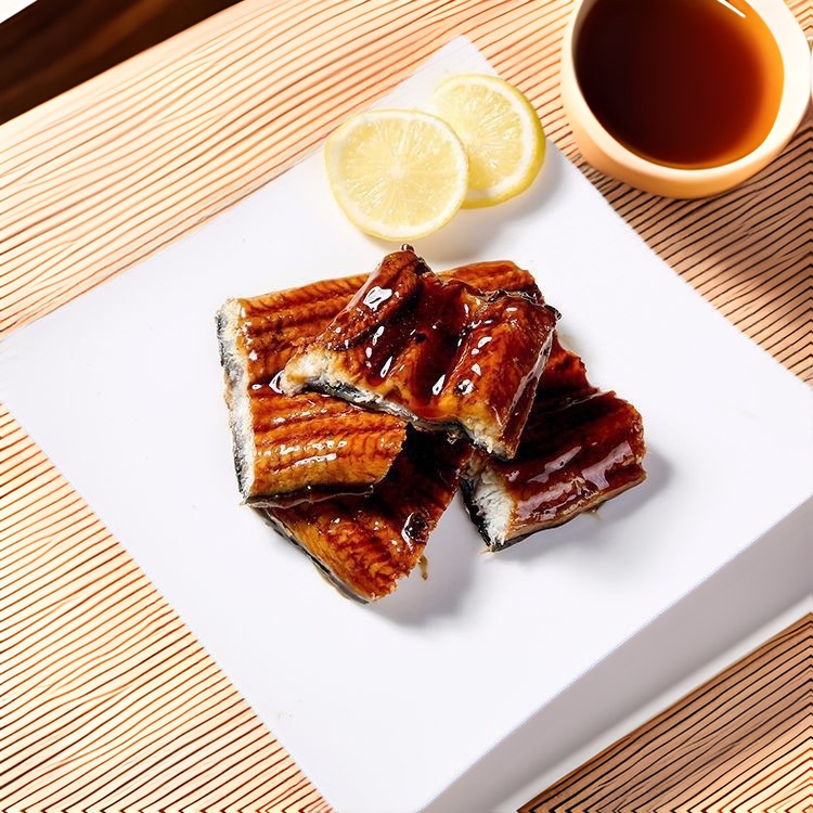 Japanese Sushi Ready-To-Eat Western Food Ingredients Grilled Aquatic Food Japanese Grilled Eel 80P Vacuum Eel蒲烧