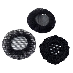 Net pocket head flower accessories hair net enlarged thick net elastic fine net nurse ball head handmade diy headwear wholesale