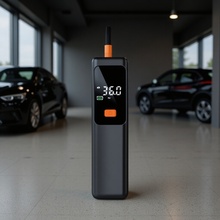 徕本车载充气泵汽车无线电打气筒自行车便携带测胎轮胎气缸小型