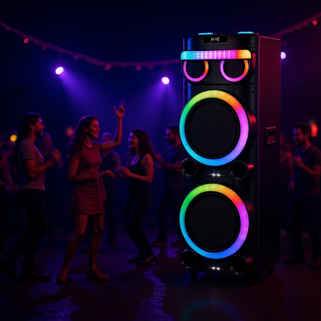 Dual 12inch Wooden Plastic Speakers Bluetooth Wireless Audio 80W Outdoor Lawn Karaoke Ktv Stage Stage Audio