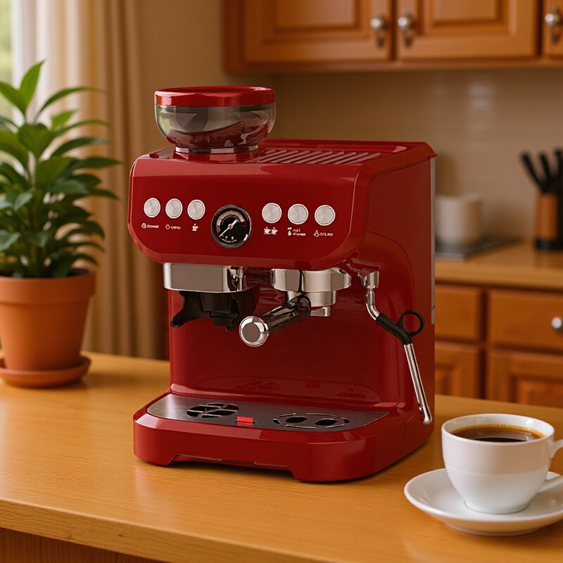 Foreign Trade Multifunctional Espresso Machine, Coffee Bean Grinder Integrated Coffee Machine, Coffee Grinder Integrated Machine Foreign Trade Multifunctional Espresso Machine, Coffee Bean Grinder Integrated Coffee Machine, Coffee Grinder Integrated Machine