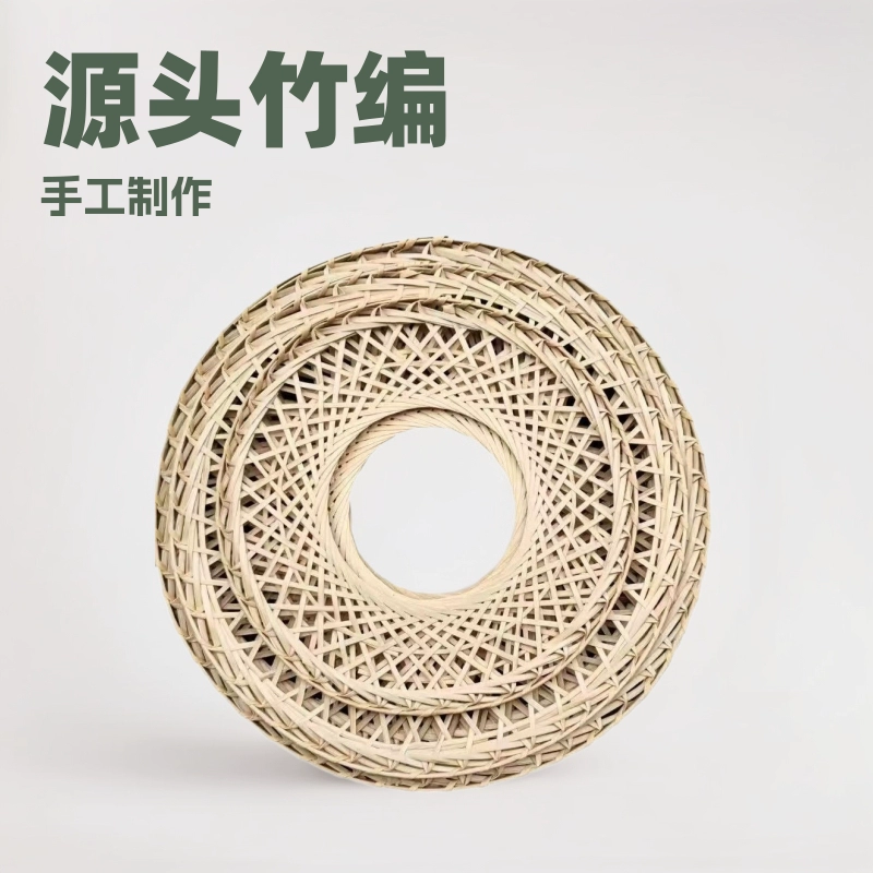 Происхождение бамбукового плетения настенная художественная бамбуковая шляпа