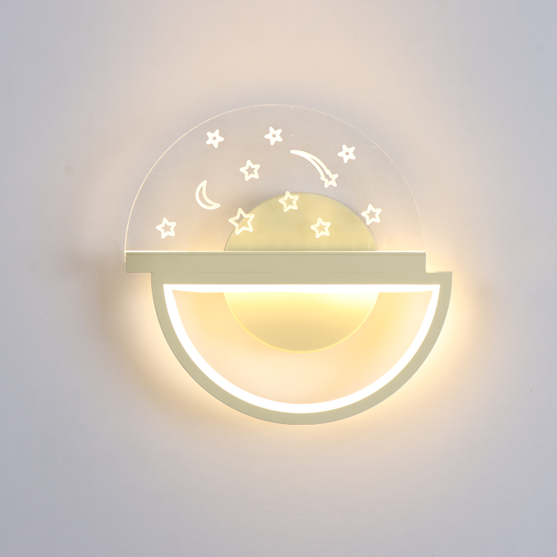 Creative Intelligent Voice-Controlled Atmosphere Corridor New Style Bedroom Bedside Background Wall Sofa Staircase Balcony Wall Lamps