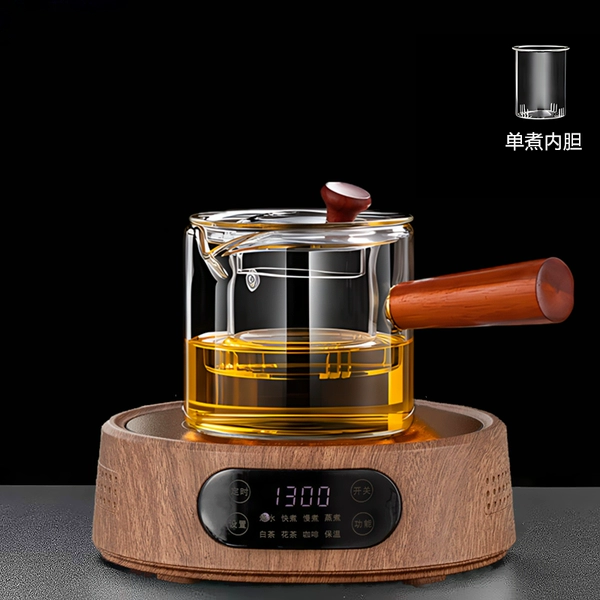 [25G胡桃木色+侧把壶（单内胆）500ML]