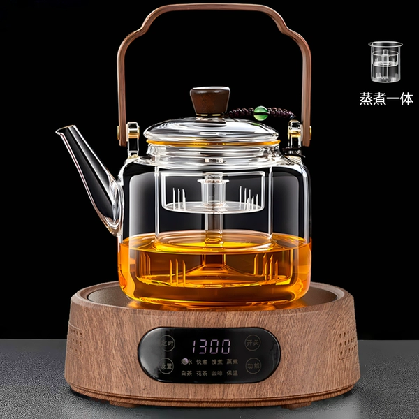 [25G胡桃木色+清心壶（蒸煮双胆）1000ML]