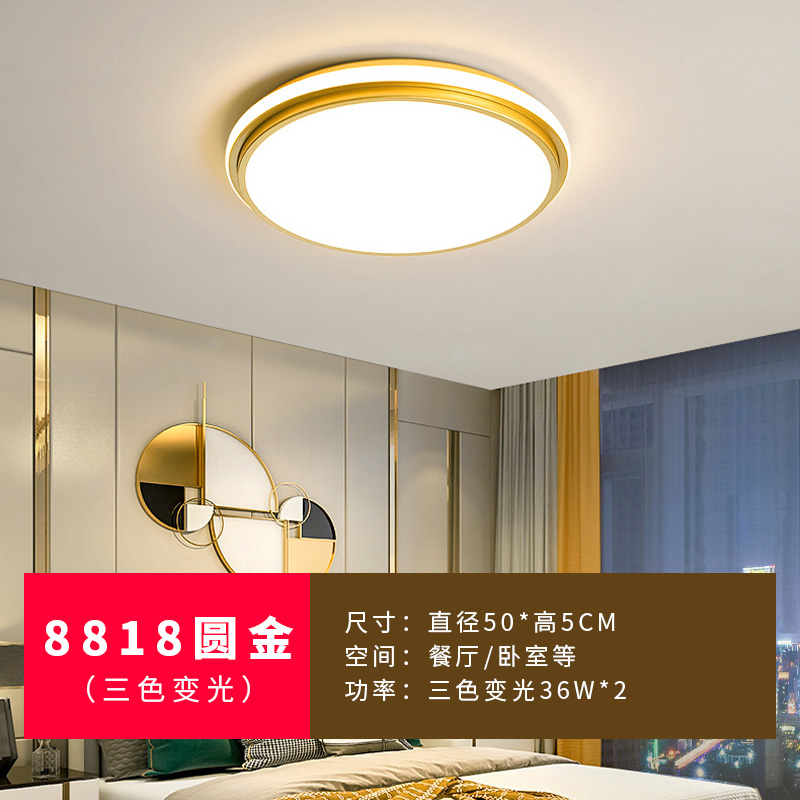 8818 라운드 골드 - 3색 디밍