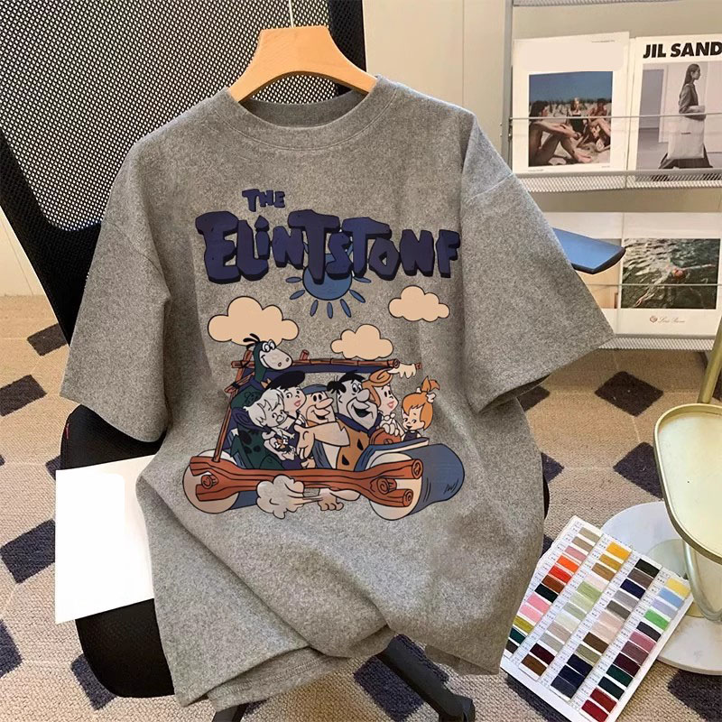 Overseas Clearance Sale~ Trendy Retro Personalized Printed Summer Cotton Short-Sleeve T-Shirts for Men and Women, Withdrawn from Store Counters