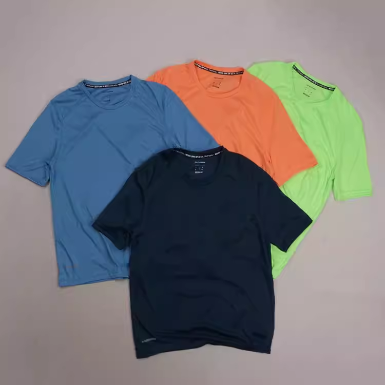 Small Sizes on Clearance! Professional Sports Quick-Drying Cationic Lightweight Fitness Casual Running Crew Neck Short-Sleeve T-Shirt for Men