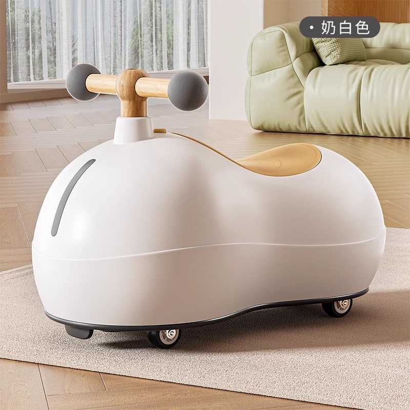 Children's Twist Car, Peanut Car, Sliding Car for 1-3 Year Old Girls, Anti-Rollover Sliding Car, Gift for One-Year-Old Boys