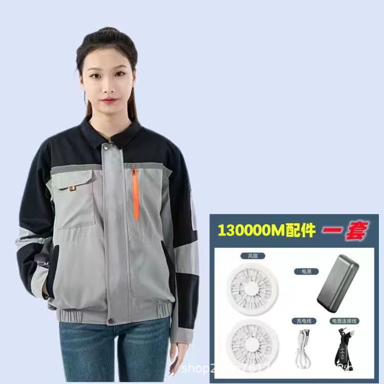 네이비 블루 숄더 1개 + 130k 배터리 액세서리 전체 세트