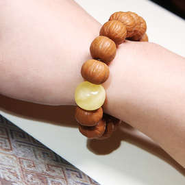 天然蜜蜡墩子鼓珠颗单珠饼子桶珠小金刚隔珠猴头手串配珠文玩配饰