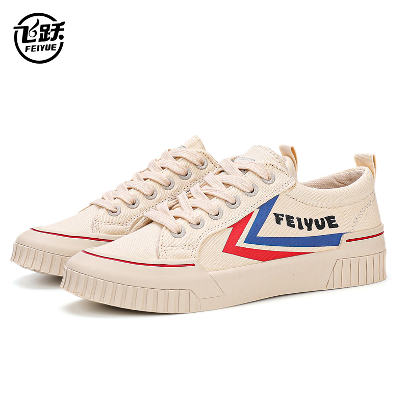 Feiyue 2025 Autumn New Casual Versatile White Shoes Fashion Trendy Canvas Women's Sneakers Sports Shoes