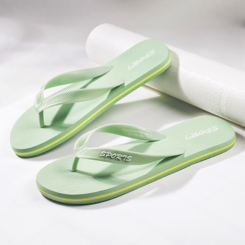 Men's Flip-Flops for Summer, Casual and Versatile, Outdoor Trendy Men's Non-Slip Personalized Rubber Flip-Flops