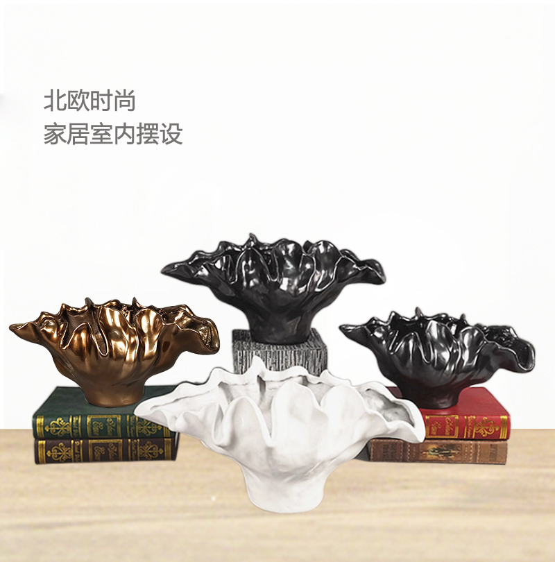 Simple Resin Desktop Vase, Simulated Green Plant Flower Arrangement, Soft Decoration, Office Micro-Landscape, Living Room, Study, Floral Arrangement