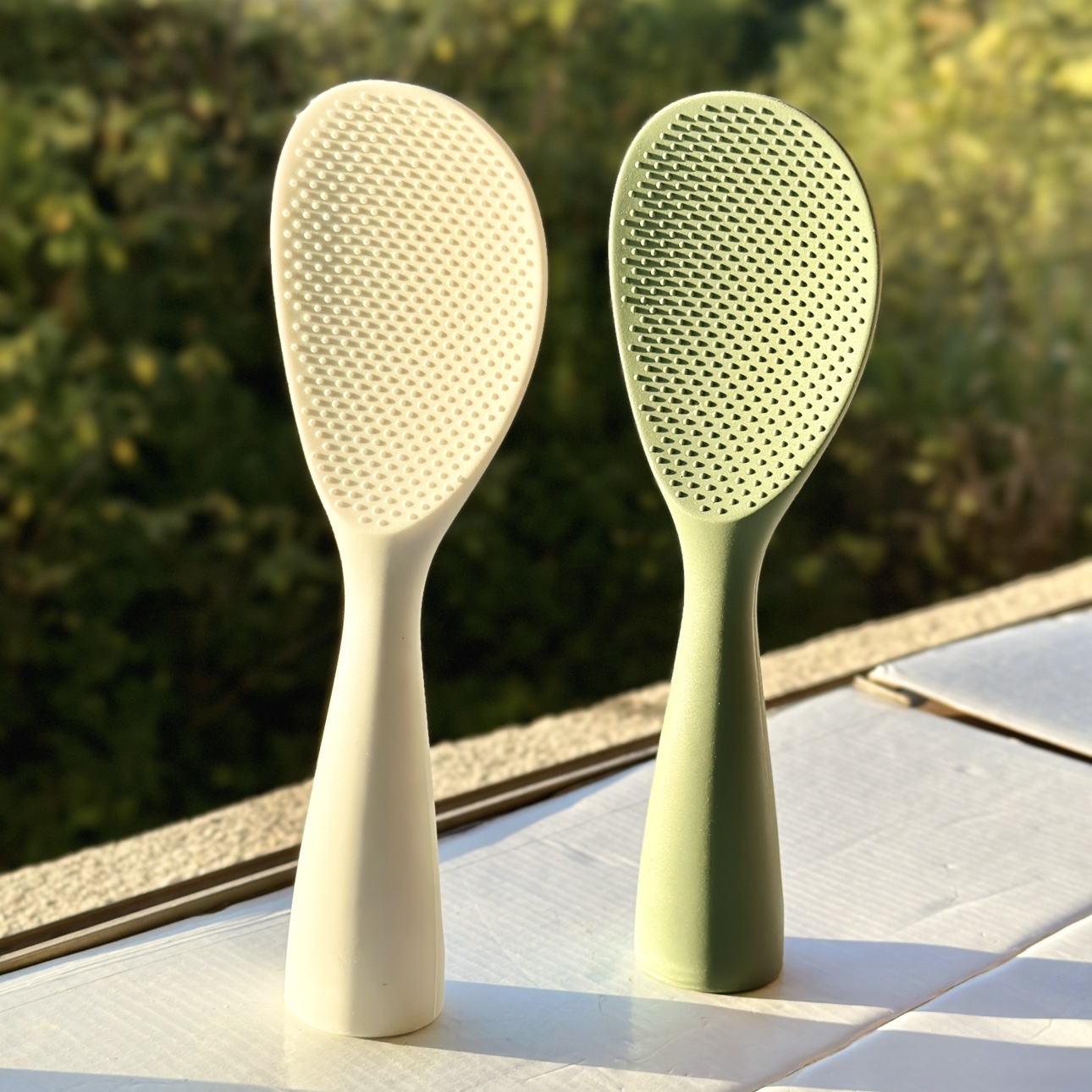 7.9 Yuan, Very Useful, Bring One with You, a Great Household Item, Silicone Rice Spoon That Can Stand Upright