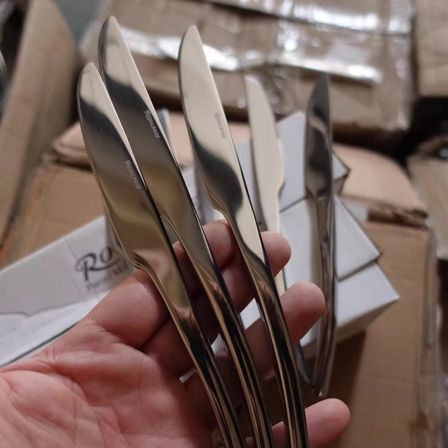 High-End Tableware You Want, Special Clearance Sale, High-End Export Surplus Stainless Steel Western Tableware, Steak Knife, Children's