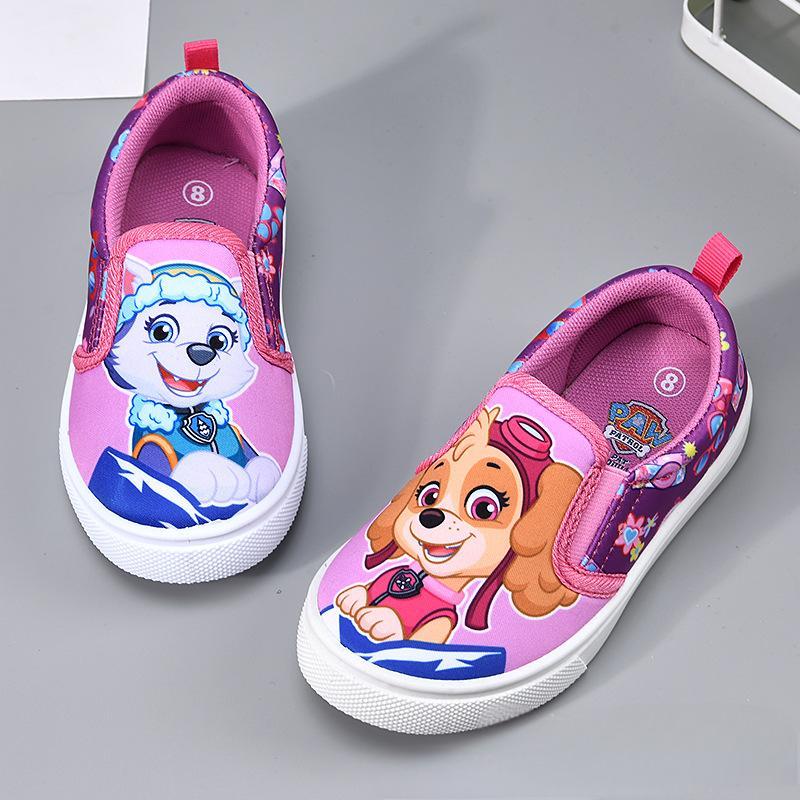 2025 New Children's Indoor Casual Slip-On Shoes, All-Season Shoes, Girls' Canvas Shoes, Lightweight Non-Slip Shoes