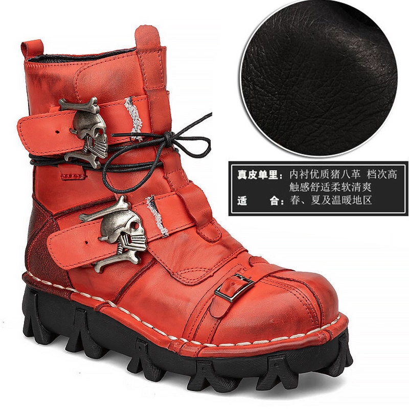 Ботинки Martens 2022, платформа, кожаные, панк-стиль, массивная подошва