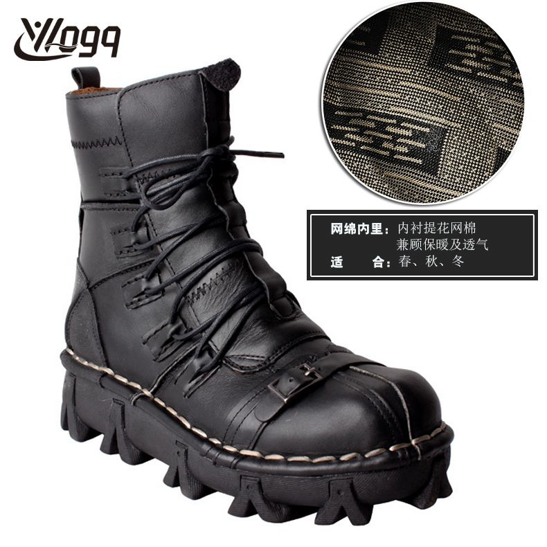 Ботинки Martens 2022, платформа, кожаные, панк-стиль, массивная подошва
