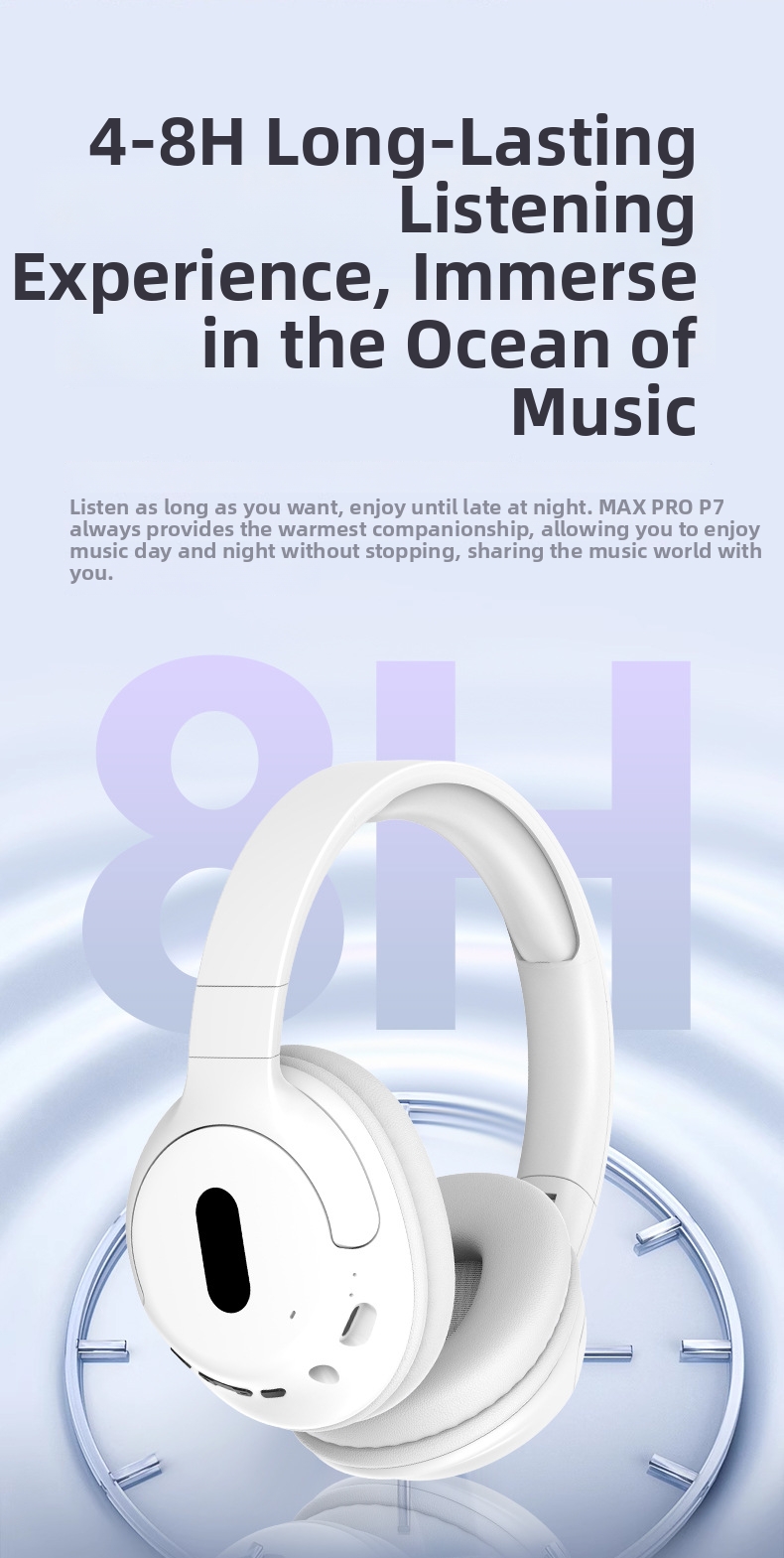 Wireless Over-ear Headphones Bluetooth Noise Cancelling Headset_voghion.com