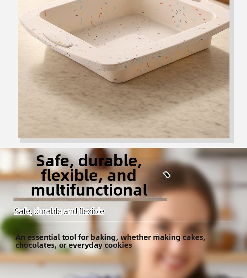 Silicone Round Cake Mold 8 Inch High Temperature Resistant Baking Pan Mousse Cake Kitchen Mold_voghion.com