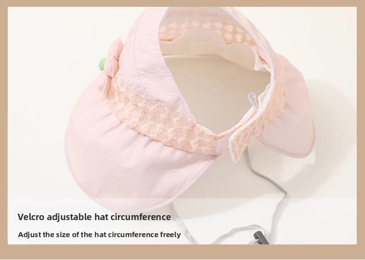 Atmungsaktiver Uv-schutz Sonnenhut Für Mädchen Mit Blumenmuster_voghion.com