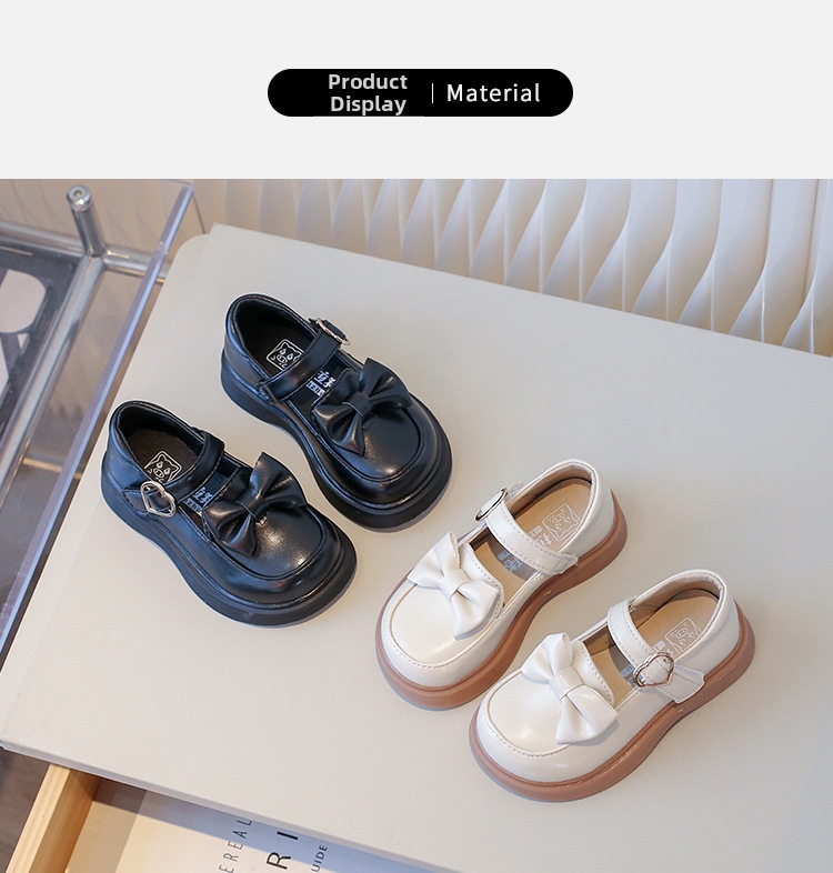 Mädchen Mary Jane Ballerinas Mit Schleife Weiche Schuhlsohle_voghion.com