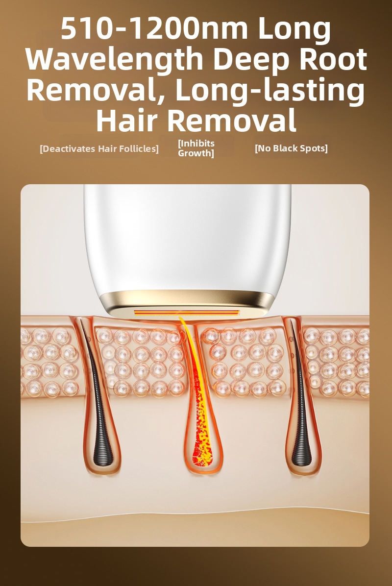 Epilatore ipl professionale con tecnologia di raffreddamento_voghion.com