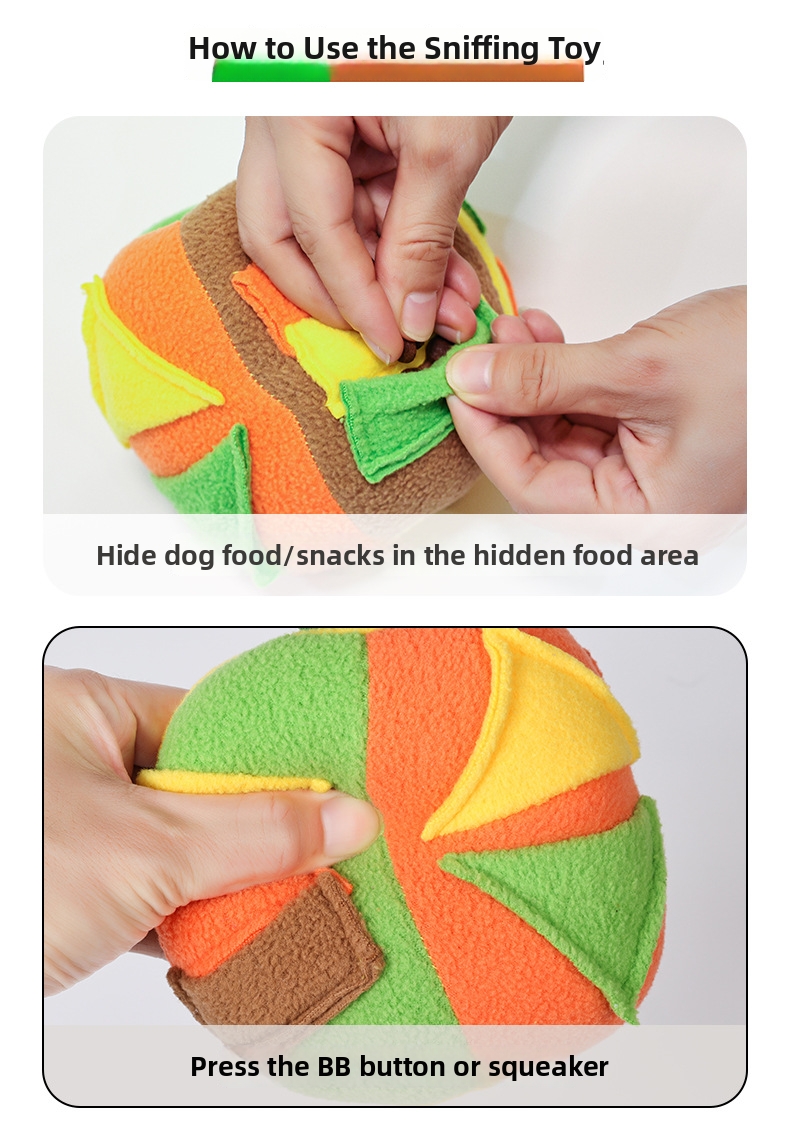 Interaktives Hundespielzeug Mit Quietscher Und Leckerli-versteck_voghion.com