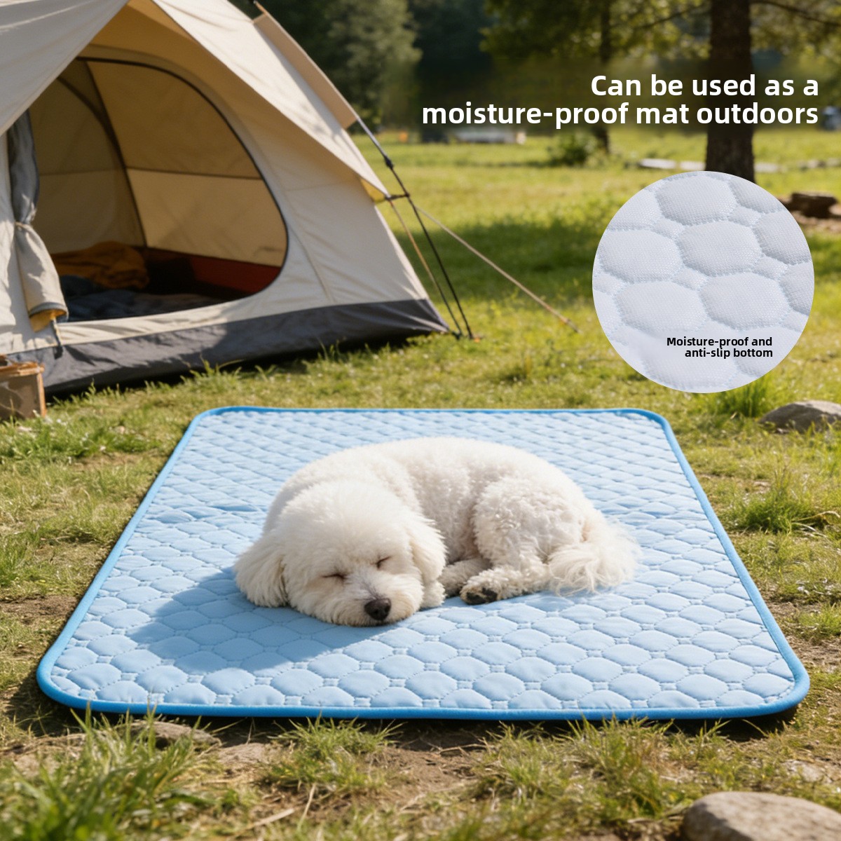 Cooling Dog Mat And Cat Cooling Bed Breathable Ice Silk Pet Pad_voghion.com