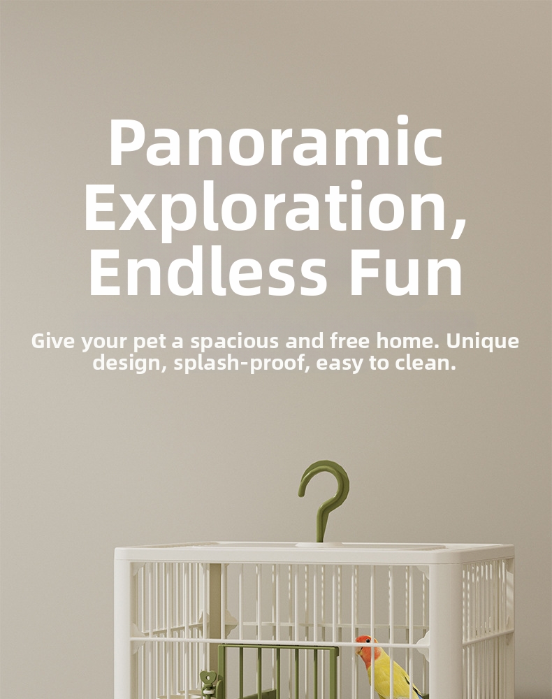 Large Breathable Birdcage For Parrots Portable Outdoor Bird Cage_voghion.com