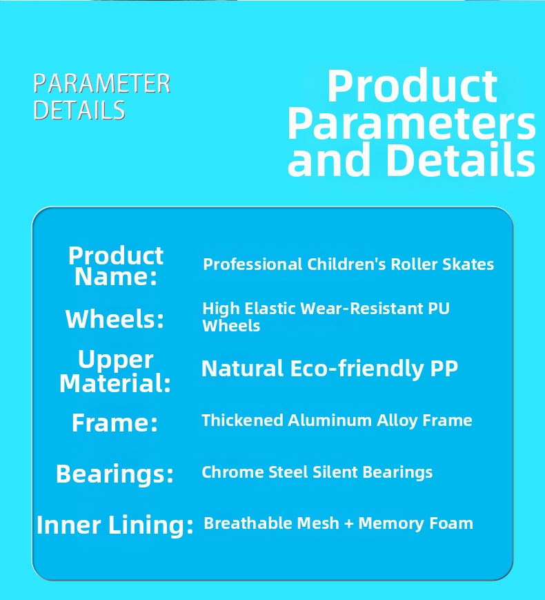 Adjustable Inline Roller Skates For Boys And Girls Kids Beginners_voghion.com