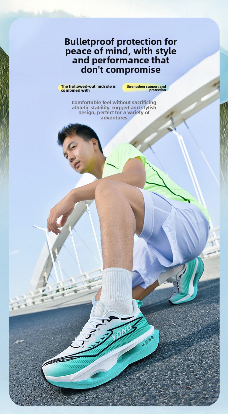 Chitu 9pro Carbon Board Running Shoes Breathable Mesh Sneakers_voghion.com
