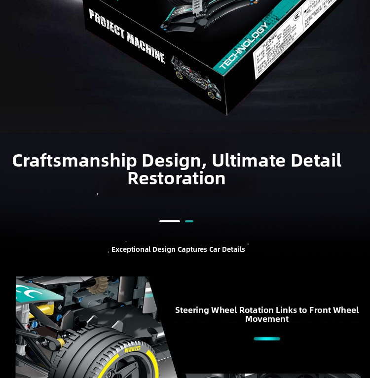Carro de corridas fórmula 1 blocos de construção brinquedo_voghion.com