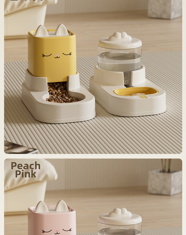 Distributore automatico di cibo e acqua per cani e gatti_voghion.com