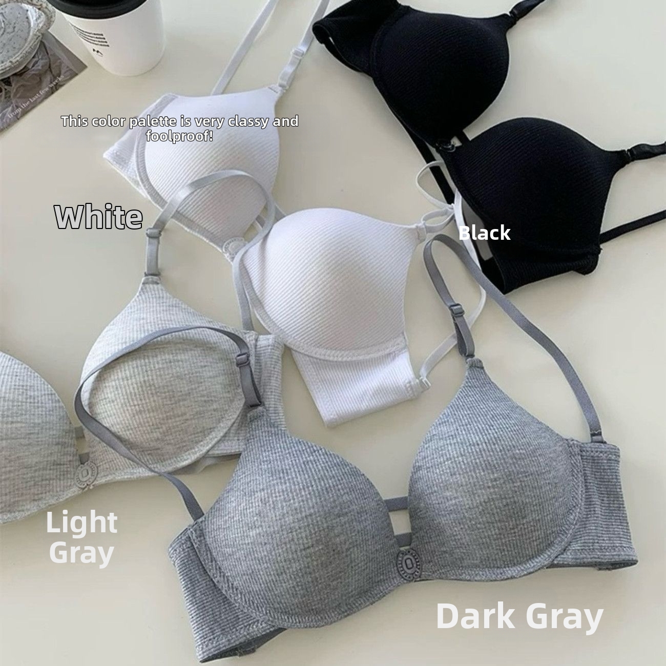 Seamless French Style Summer Bra Pure Alluring U Shaped Backless Supporting Lifting Cups Women's Intimate Underwear_voghion.com