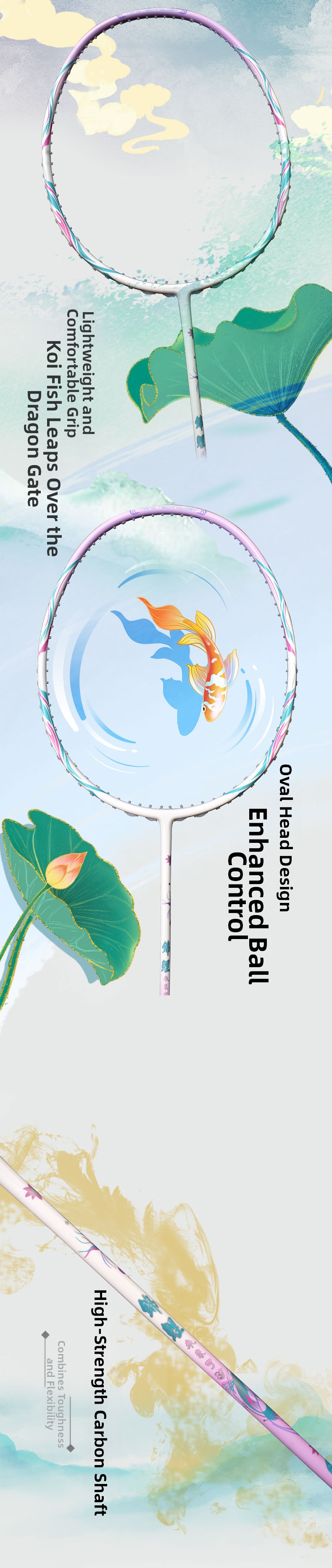 Ultraleichtes Badminton Schläger Set Für Training Und Freizeit_voghion.com