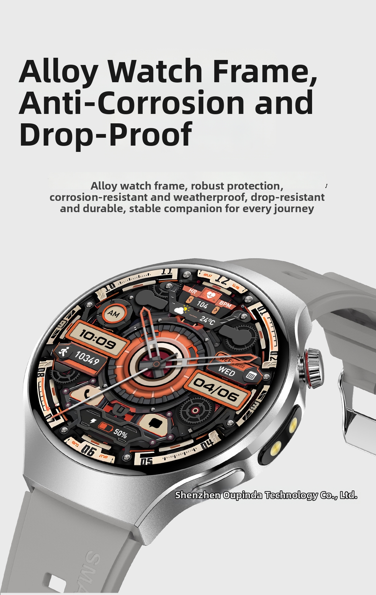 Smartwatch bluetooth impermeabile sportiva con cardiofrequenzimetro_voghion.com
