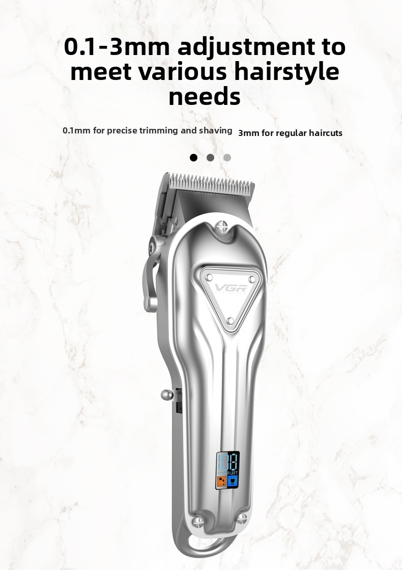 Cortapelos eléctrico profesional de metal recargable trimmer_voghion.com