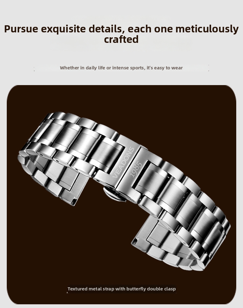 Herren Business Quarzuhr Mit Mondphase Und Chronograph_voghion.com