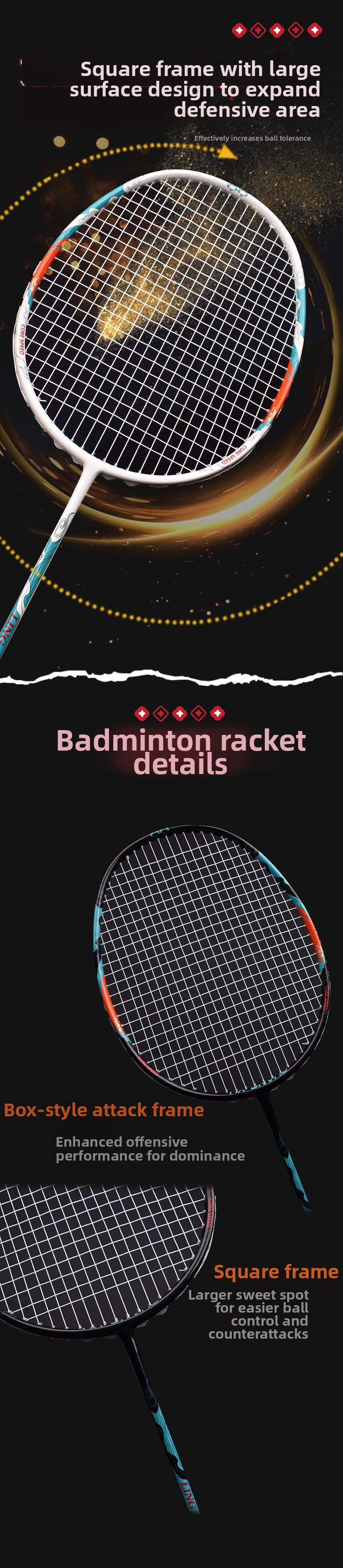 Ultralätt badmintonracket i kolfiber för vuxna_voghion.com