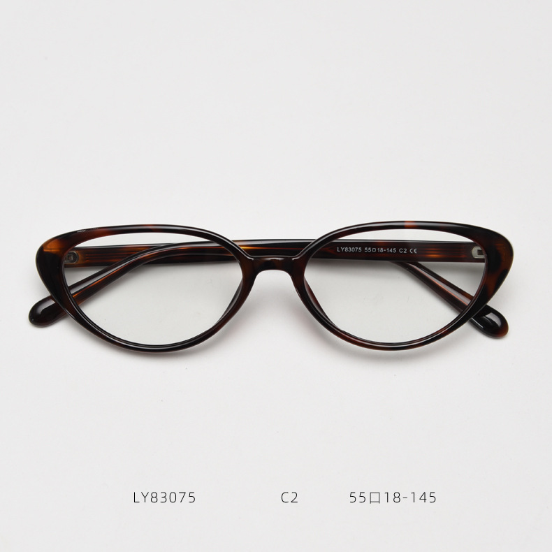 Retro Cat Eye Glasses Frames For Women Acetate Artistic Style_voghion.com