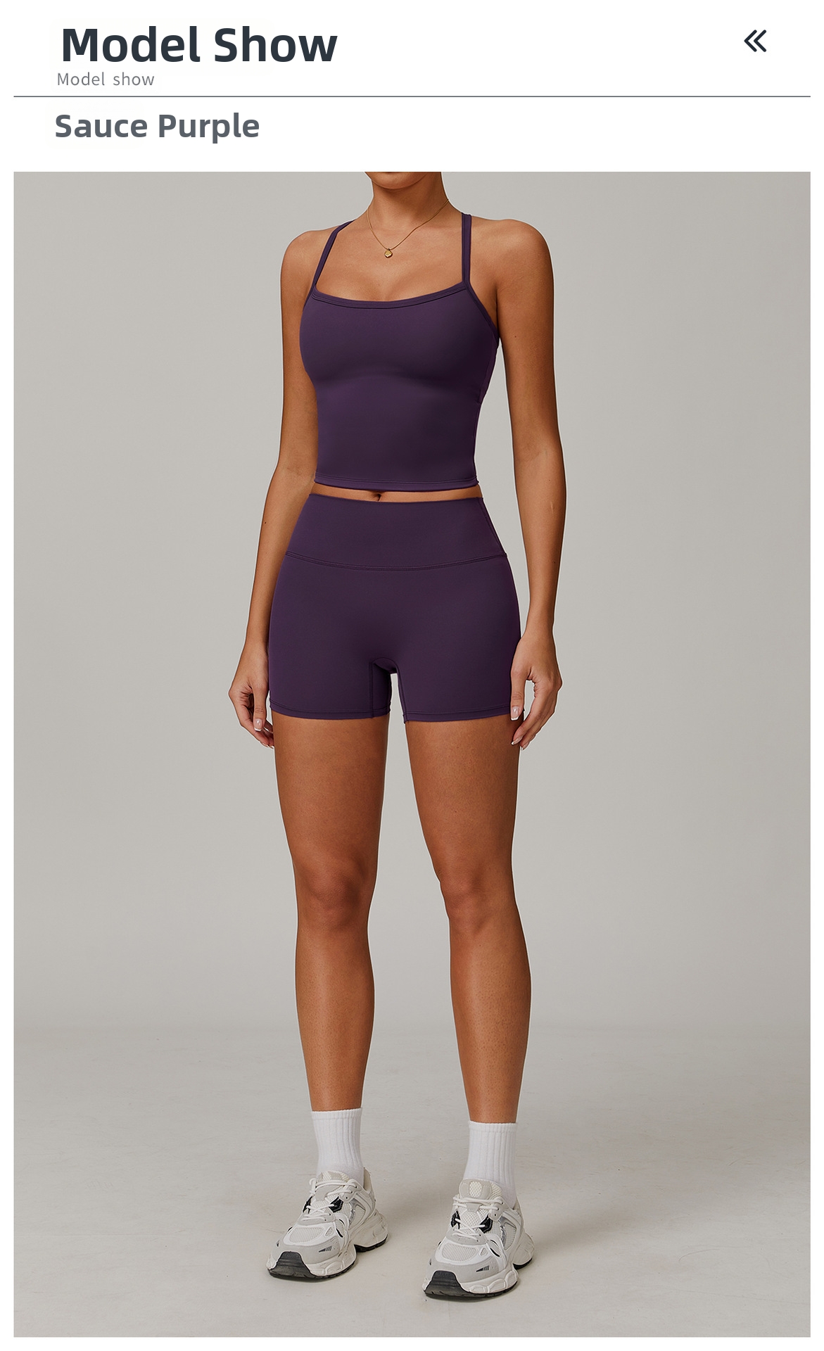 Dames sportset nauwsluitend yogapak sneldrogende fitnesskleding_voghion.com
