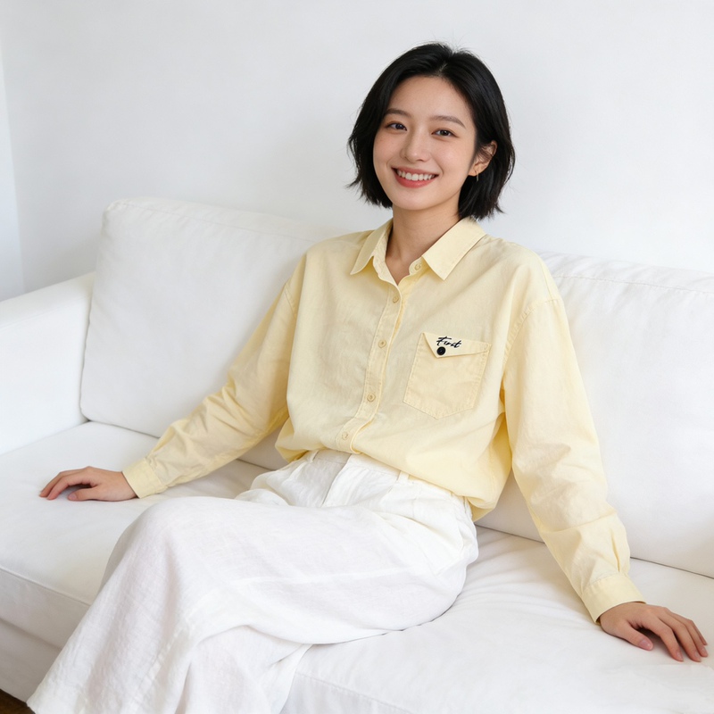 Designed Shirt Jacket for Women 2026 Spring Korean Style Casual Sun Protection Loose-Fitting Elegant Top Designed Shirt Jacket for Women 2026 Spring Korean Style Casual Sun Protection Loose-Fitting Elegant Top